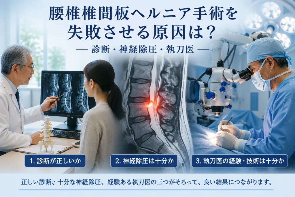 手術を失敗させる原因は?
