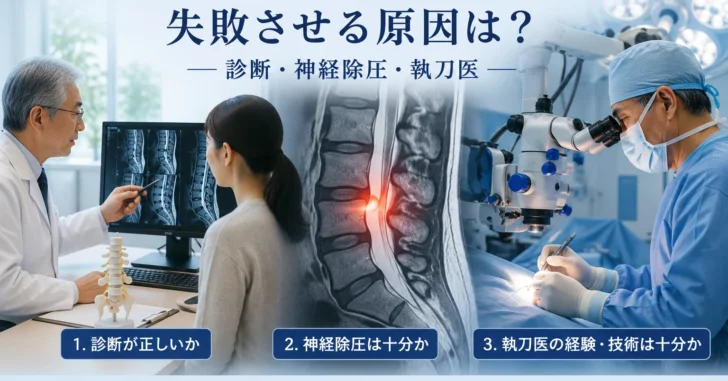 手術を失敗させる原因は？