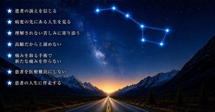 私の脊椎外科医としての北斗七星