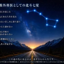 脊椎外科医としての私の北斗七星